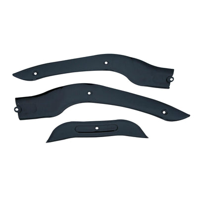 Chrome/Black Windshield Trim Fit For Harley Touring Road Glide Models 2004-2013 - Moto Life Products