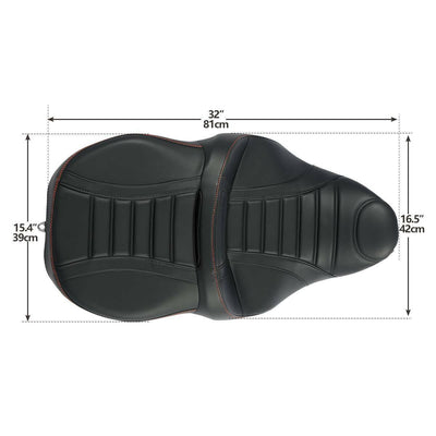 Driver Passenger Seat 2 Up For Harley CVO Touring Electra Street Glide 2009-2021 - Moto Life Products