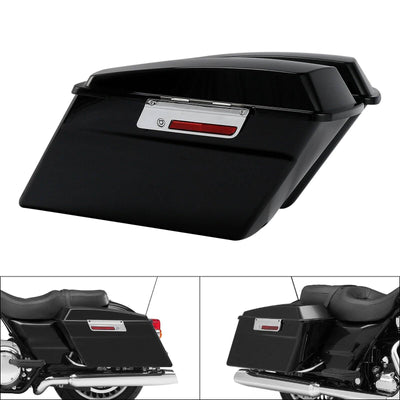 Vivid Saddlebag Bags Chrome Latche Fit For Harley Road Glide Road King 94-13 - Moto Life Products