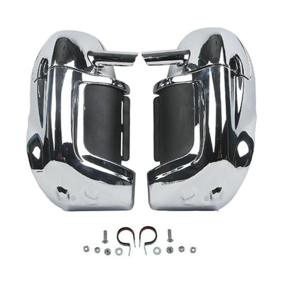 Chrome Lower Vented Fairing Fit For Harley Touring Road Electra Glide 1983-2013 - Moto Life Products