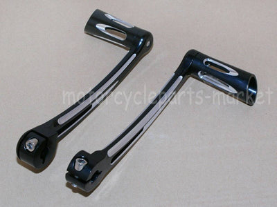 USA CNC Cut Heel Toe Shift Lever W/ Shifter Pegs For 1997-2021 Harley Touring - Moto Life Products