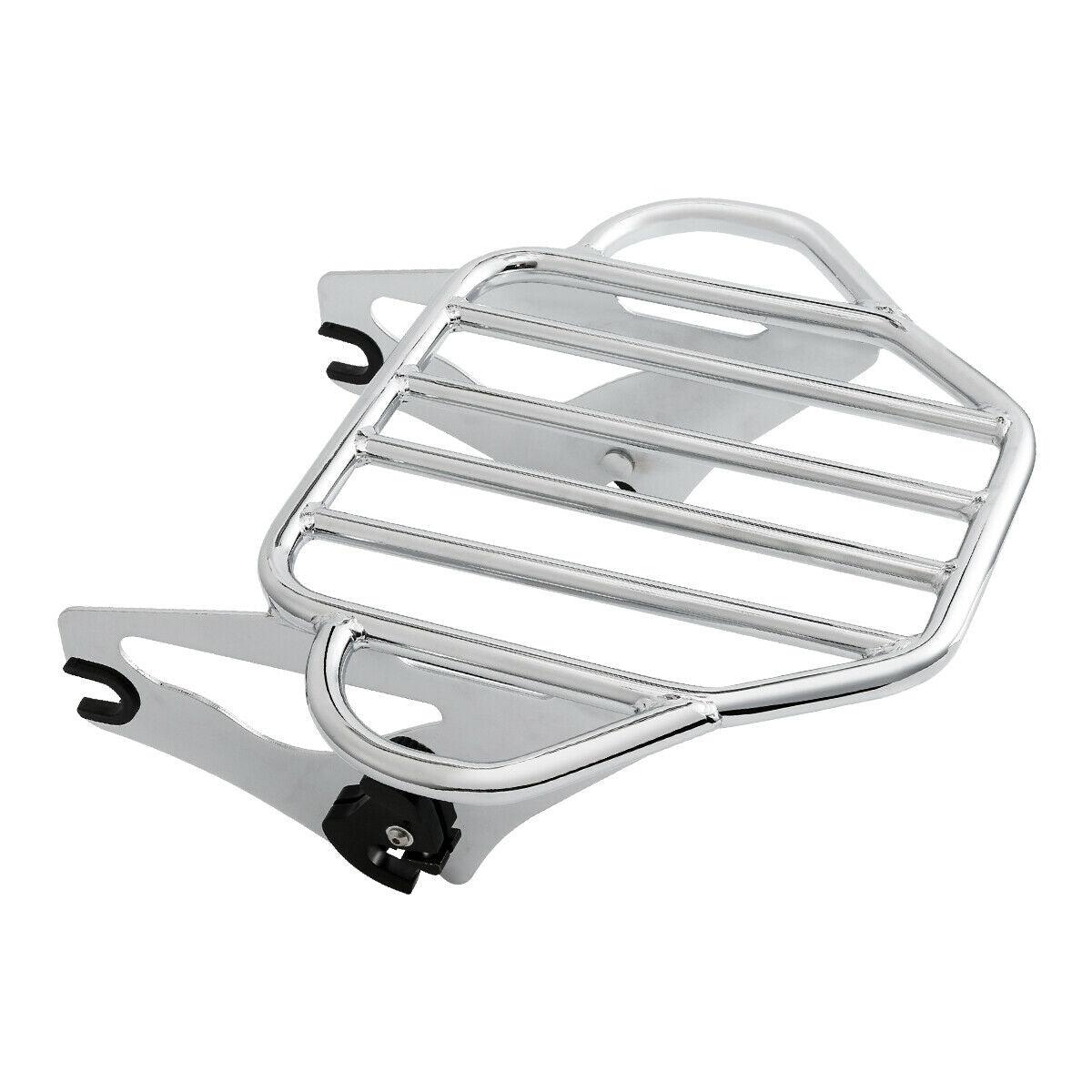 2-Up Mount Luggage Rack For Harley Tour Pak Touring Street Electra Glide 2009-22 - Moto Life Products