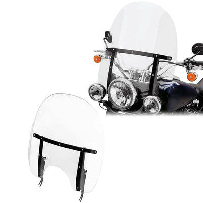 Windshield Windscreen /Mount Bracket Fit For Harley Softail FLS FLSS FLST 00-17 - Moto Life Products
