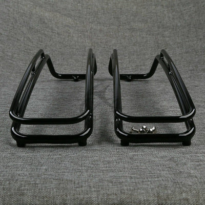 Top Saddlebags Lid Rail Guard Black For Harley Touring Road King Ultra 1994-2013 - Moto Life Products