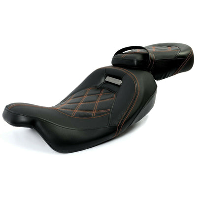 Driver Passenger Pillion Seat For 2009-2020 Harley Touring CVO Road Glide FLTR - Moto Life Products