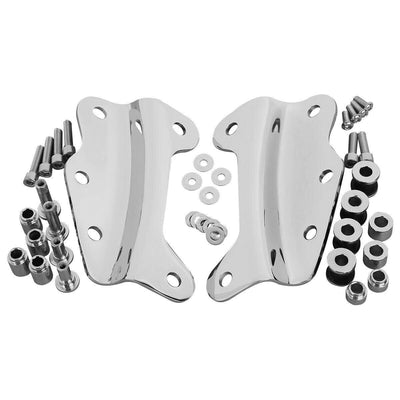 Chrome 4 Point Docking Hardware Kit Fit For Harley Touring Street Glide 09-13 US - Moto Life Products