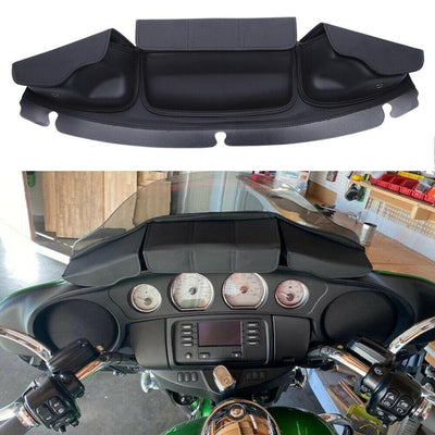 Fairing Pouch Windshield Bag 3 Pocket For Harley Davidson Touring Street Glide - Moto Life Products