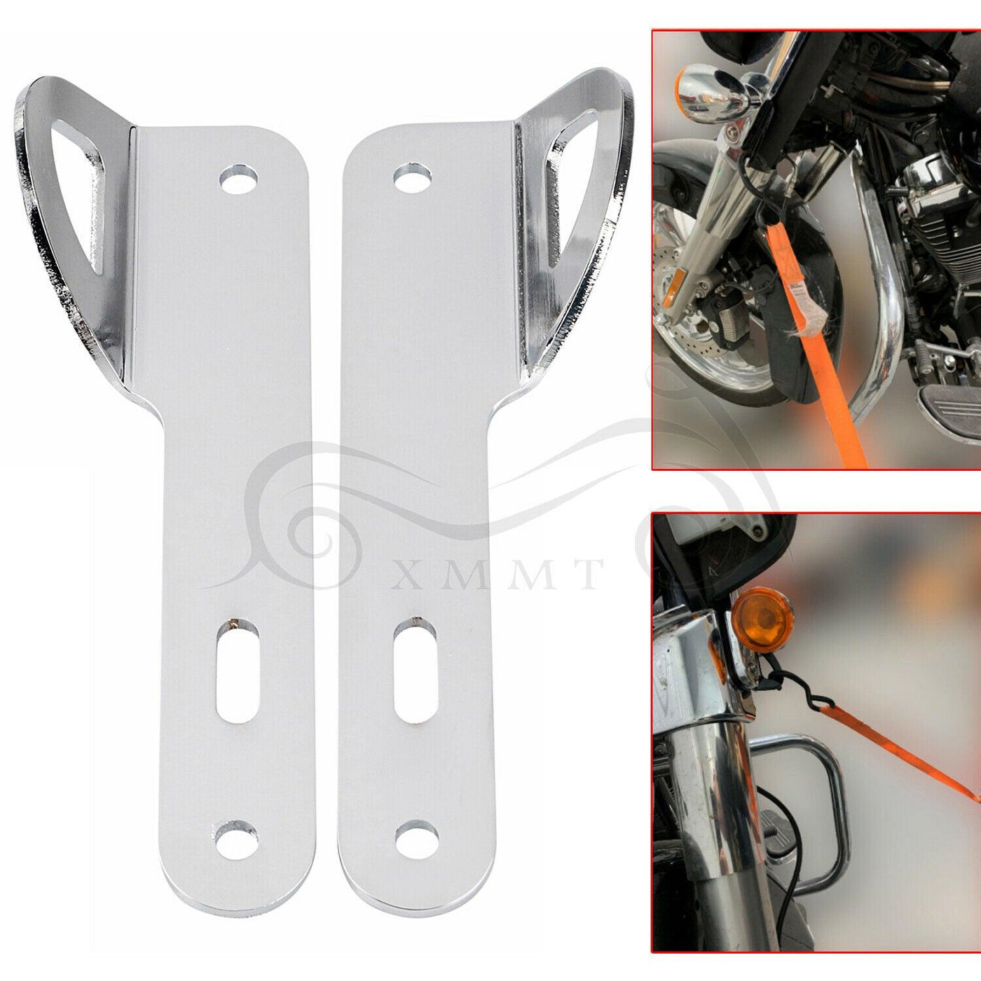 Front Tie-Down Brackets For Harley Street Glide Ultra Classic Limited FLHTK CVO - Moto Life Products