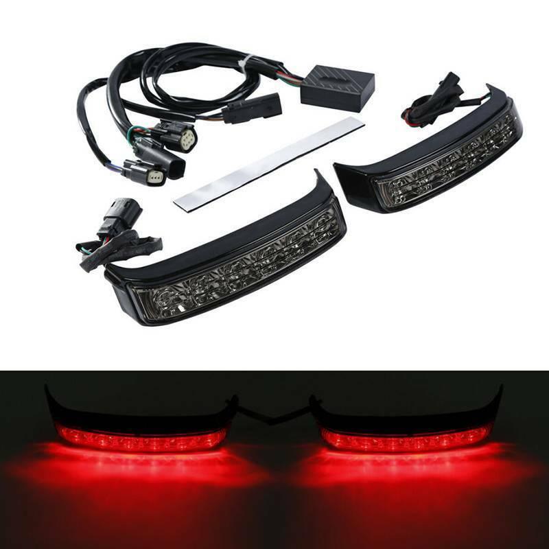 LED Saddlebag Run Brake Turn Light For Harley Touring Electra Street Glide 14-Up - Moto Life Products