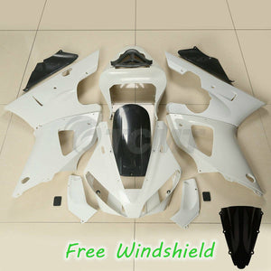 Unpainted ABS Injection Fairings Kit BodyWork For YAMAHA YZF R1 2000-2001 00 01 - Moto Life Products