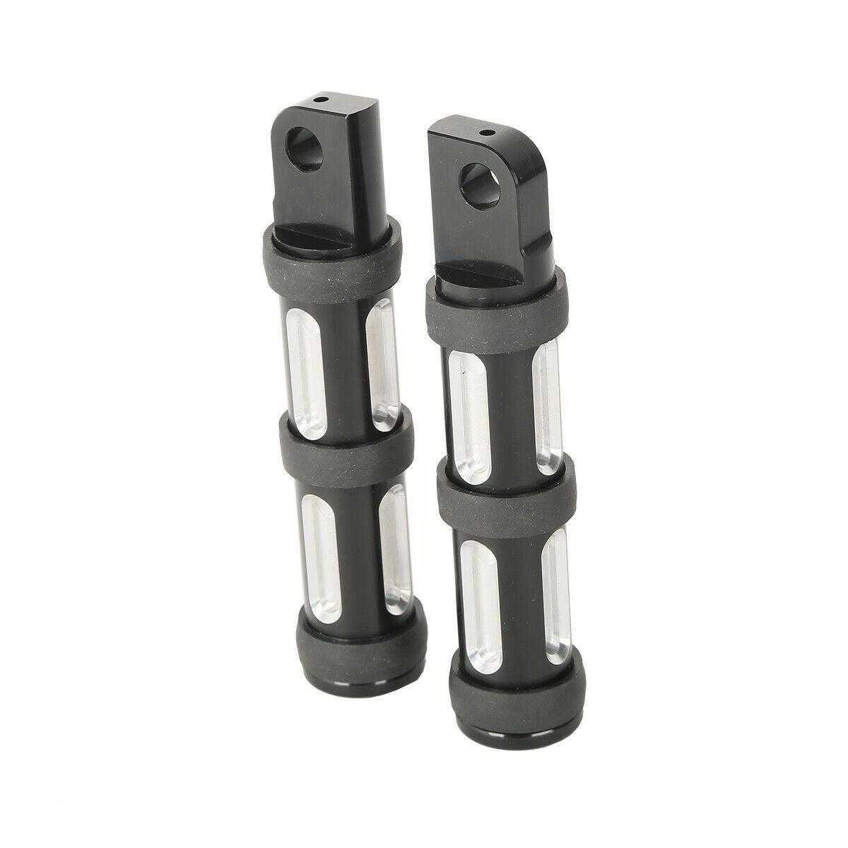 Black Footpeg Foot Pegs Rests Fit For Harley Touring Electra Street Road Glide - Moto Life Products