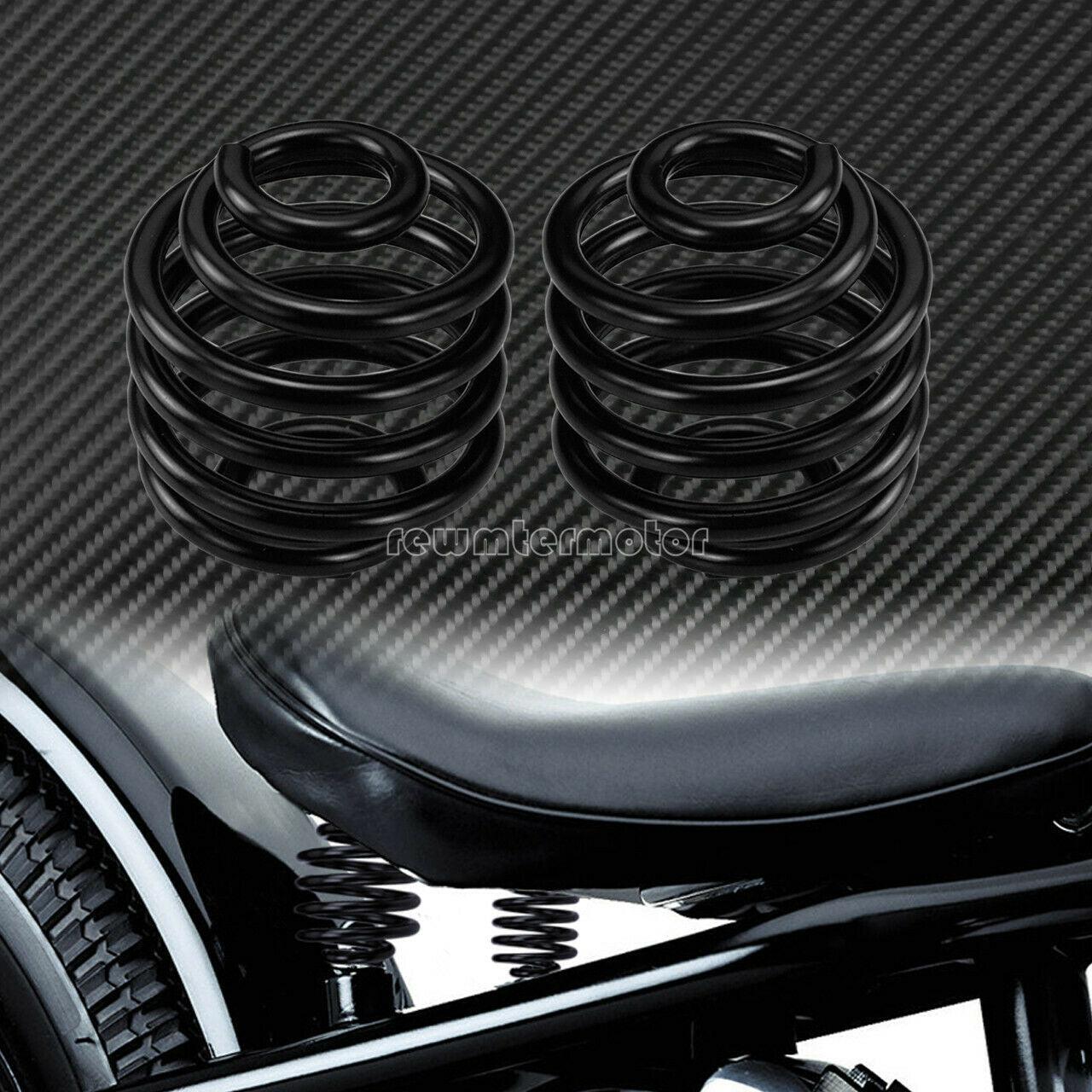 Black Motorcycle 2'' Solo Seat Spring Bracket Mount Fit For Harley Custom Bobber - Moto Life Products