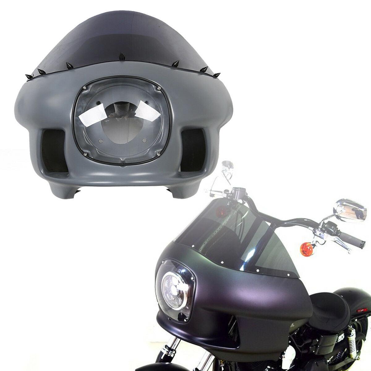 Front Upper Fairing Windshield Headlight For Harley Street Bob FXRT Super Glide - Moto Life Products