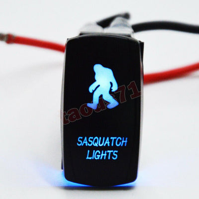 Blue Backlif Light Control Rocker Toggle Switch Button For ATV UTV ARB Carling - Moto Life Products