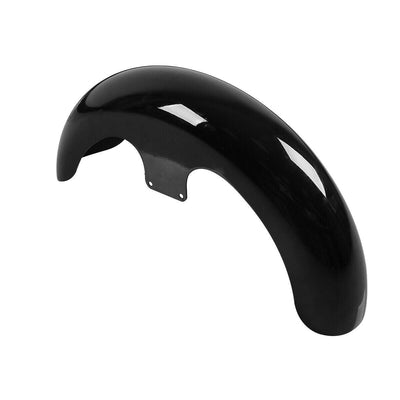 Black 21" Wrap Front Fender Fit For Harley Touring Road King Street Glide 97-13 - Moto Life Products