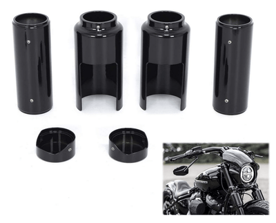 Motorcycle Fork Cover Tube Cap Fit Harley Softail Breakout FXBR FXBRS 2018-2021 - Moto Life Products