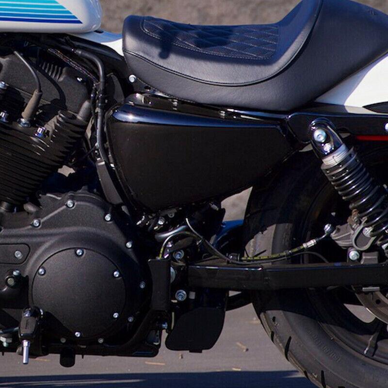 Black Left Battery Side Cover Fit For Harley Davidson Sportster models 2004-2013 - Moto Life Products