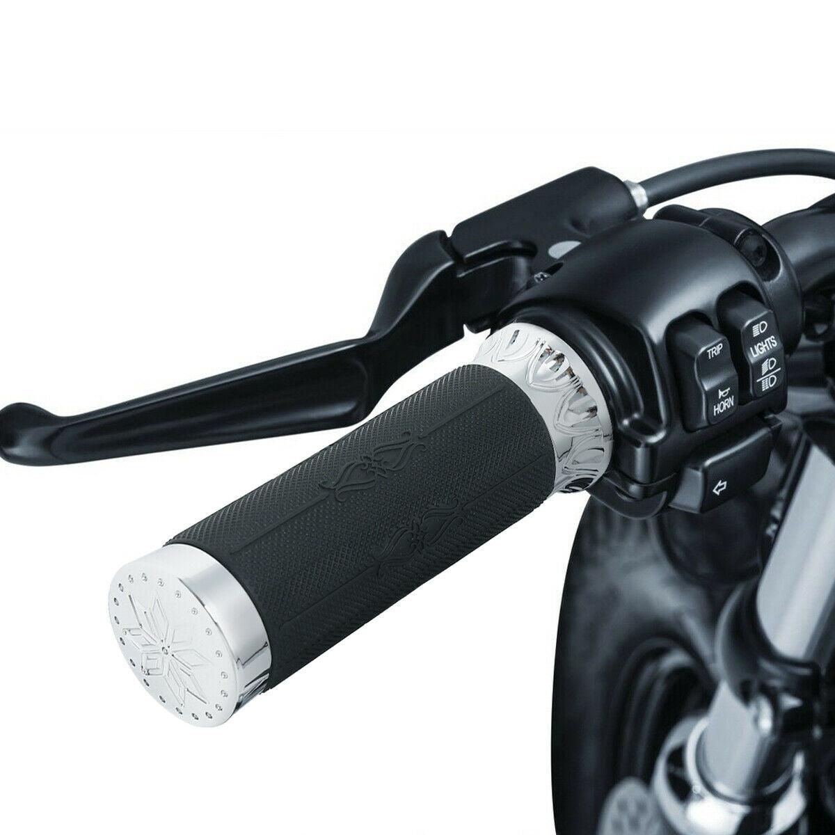 1'' CNC Handle Bar Electric Hand Grips Fit For Harley Road Glide King 2008-2021 - Moto Life Products