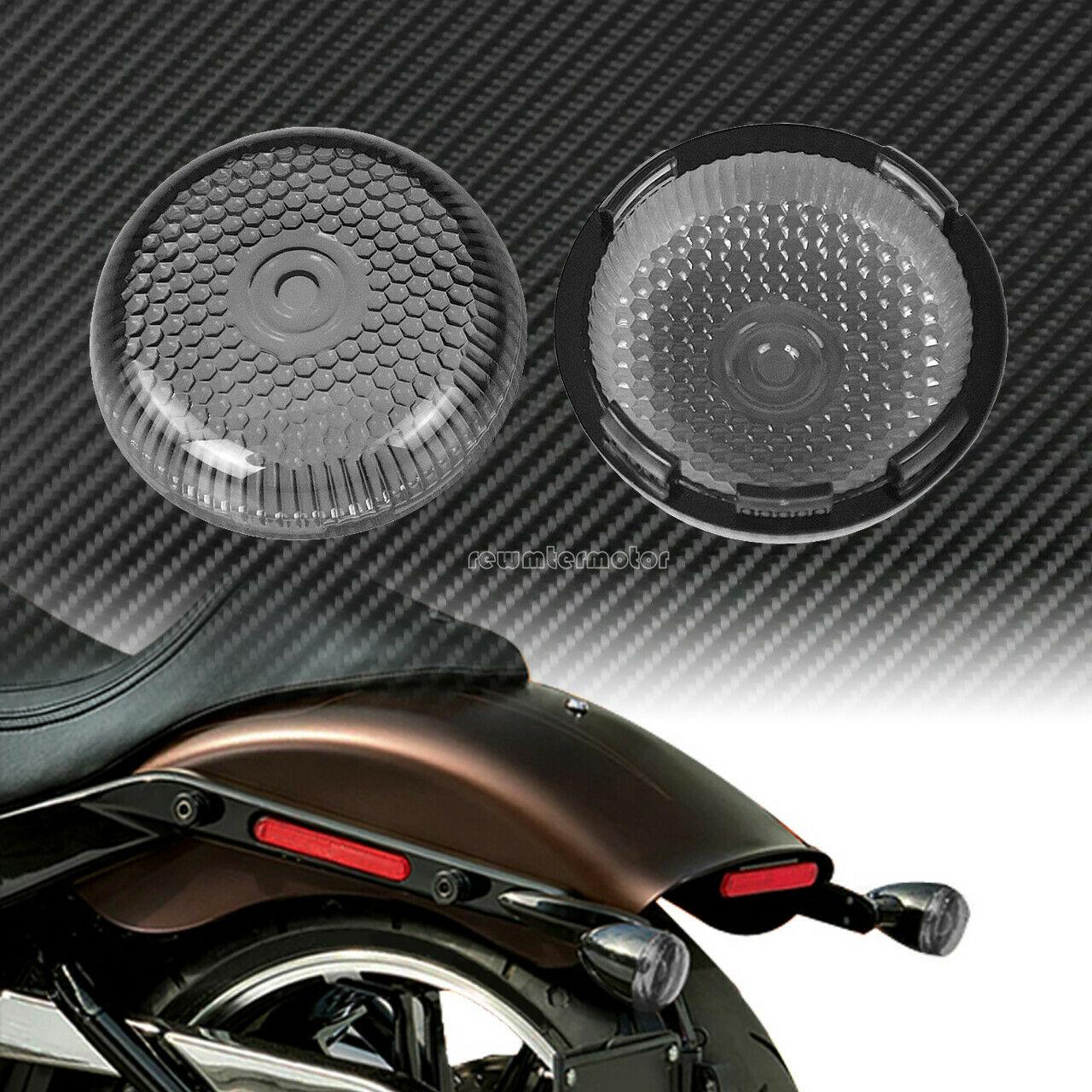 2x Smoke Bullet Turn Signals Light Lens Cover Fit For Harley FLRT FLTRX 2000-20 - Moto Life Products