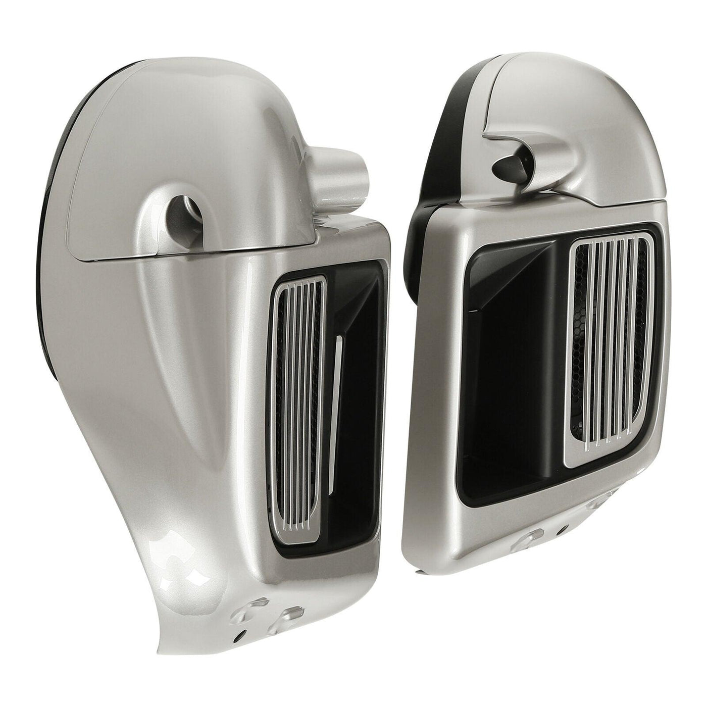 Lower Vented Fairing Water-Cooled For Harley Touring Glide 14-22 Silver Fortune - Moto Life Products
