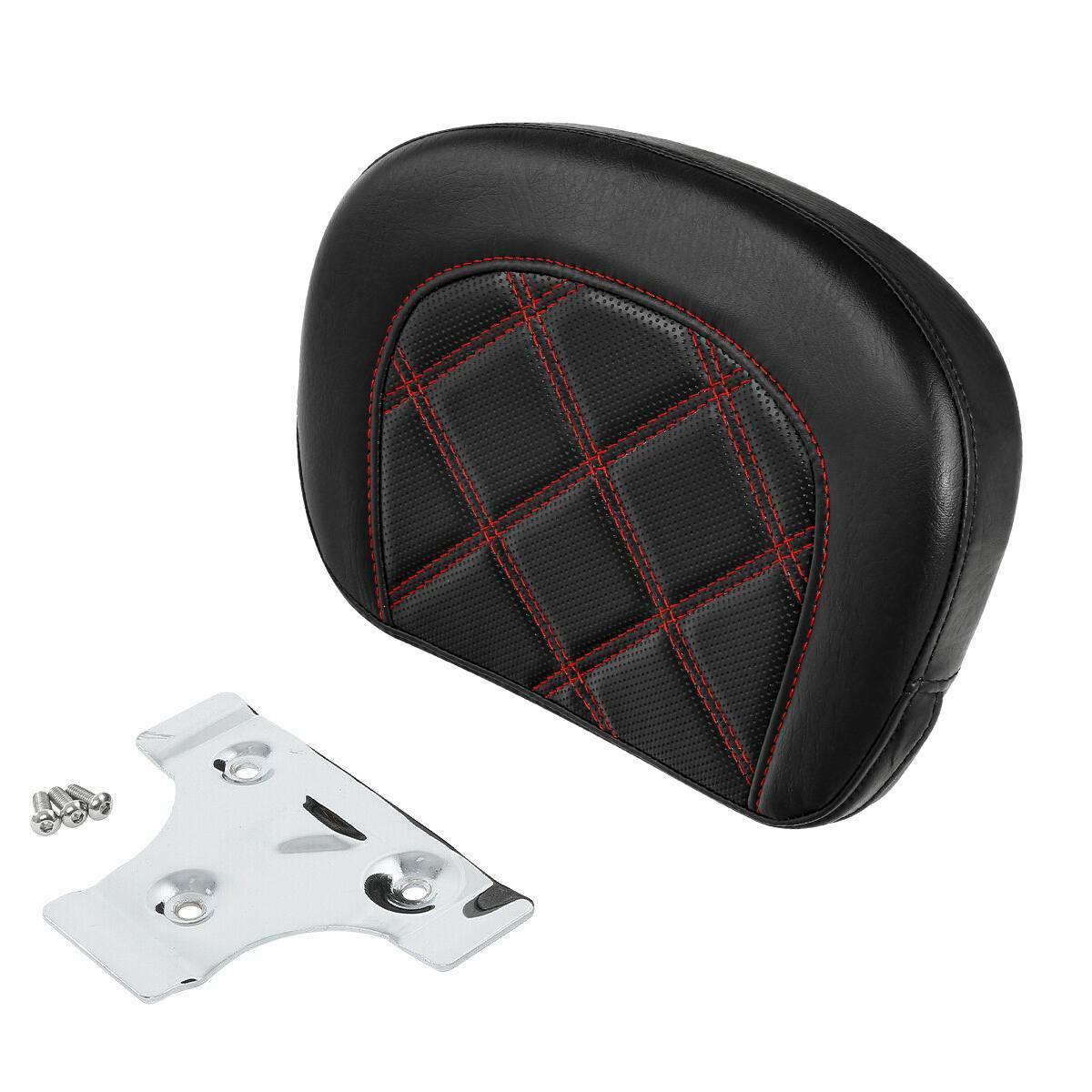 Passenger Sissy Bar Backrest Pad Fit For Harley Touring Street Road Glide 94-22 - Moto Life Products
