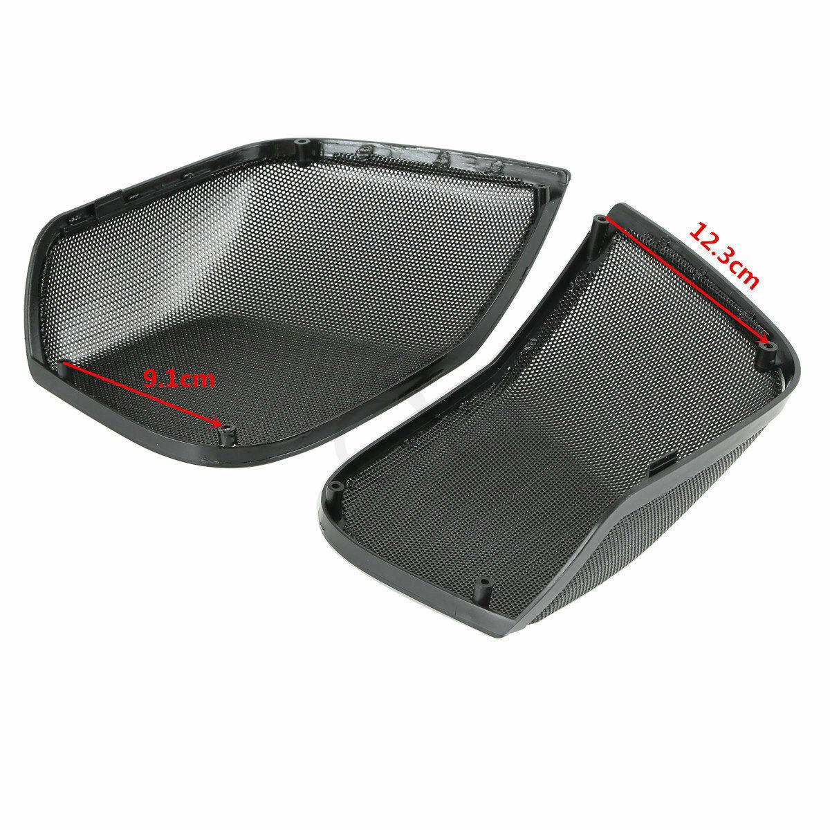 5"x7" Saddlebags Lid Speaker Grills Fit For Harley Touring Electra Glide 14-2022 - Moto Life Products