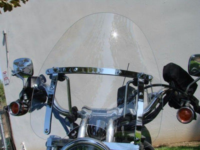 Large Clear Windshield for Honda Magna Shadow Spirit Sabre 600 750 1100 19"x17" - Moto Life Products