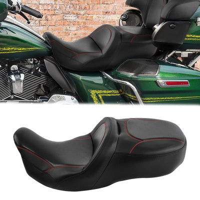 Rider Driver Passenger Seat Fit For Harley Touring Street Glide Road Glide 09-22 - Moto Life Products