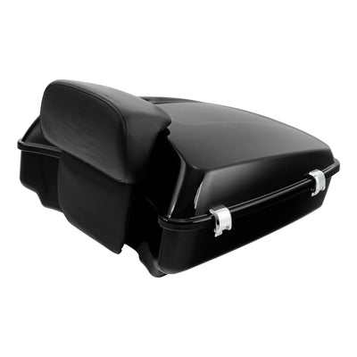 Chopped Pack Trunk Pad Black Rack Fit For Harley Tour Pak Touring Models 2009-13 - Moto Life Products