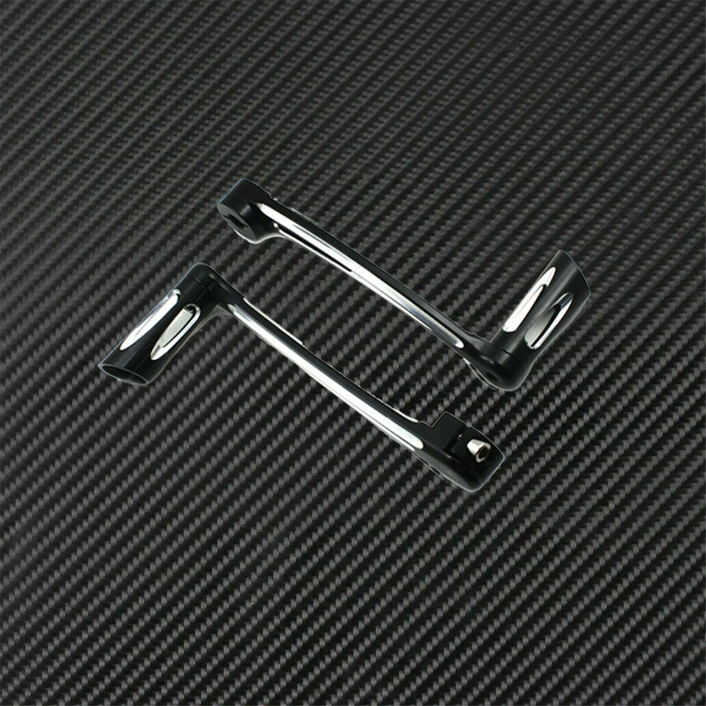 Black CNC Brake Arm Heel Toe Gear Shifter Lever Pedal Peg Fit For Touring 08-13 - Moto Life Products