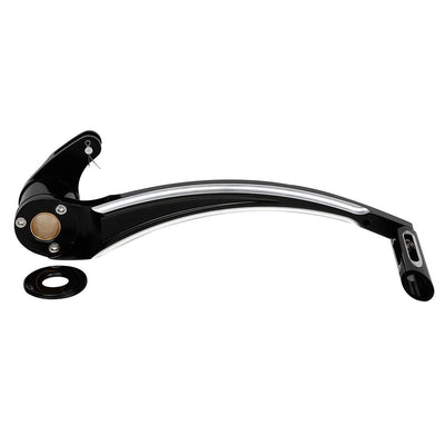 Black Brake Arm Lever&Peg Pedal Fit For Harley Electra Street Road Glide 08-13 - Moto Life Products