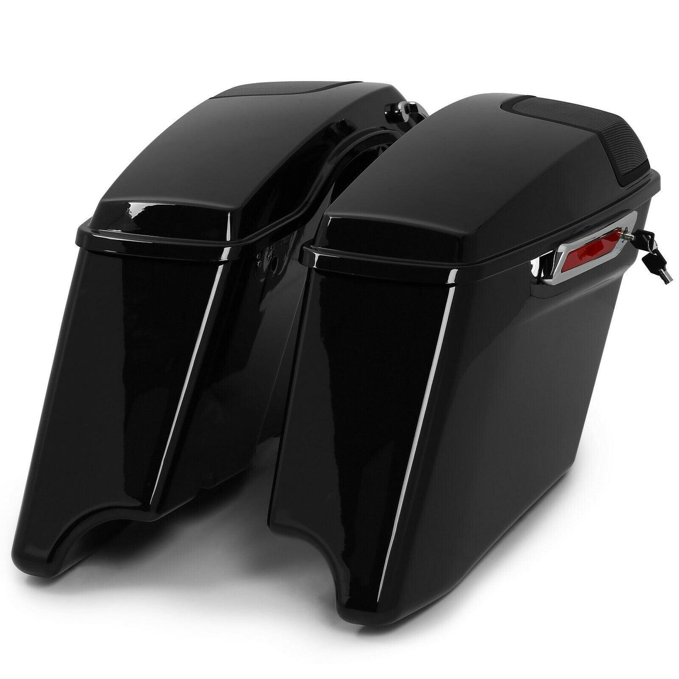 Painted CVO Stretched Extended Hard Saddlebags For Harley 14-2020 Touring Glide - Moto Life Products