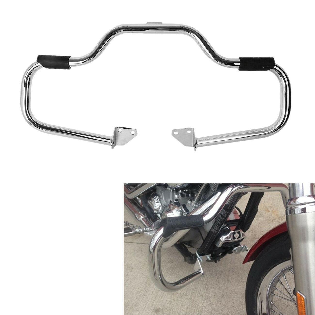 1 1/4" Engine Guard Crash Bar Fit For Harley Dyna Super Glide Custom FXDC 07-14 - Moto Life Products