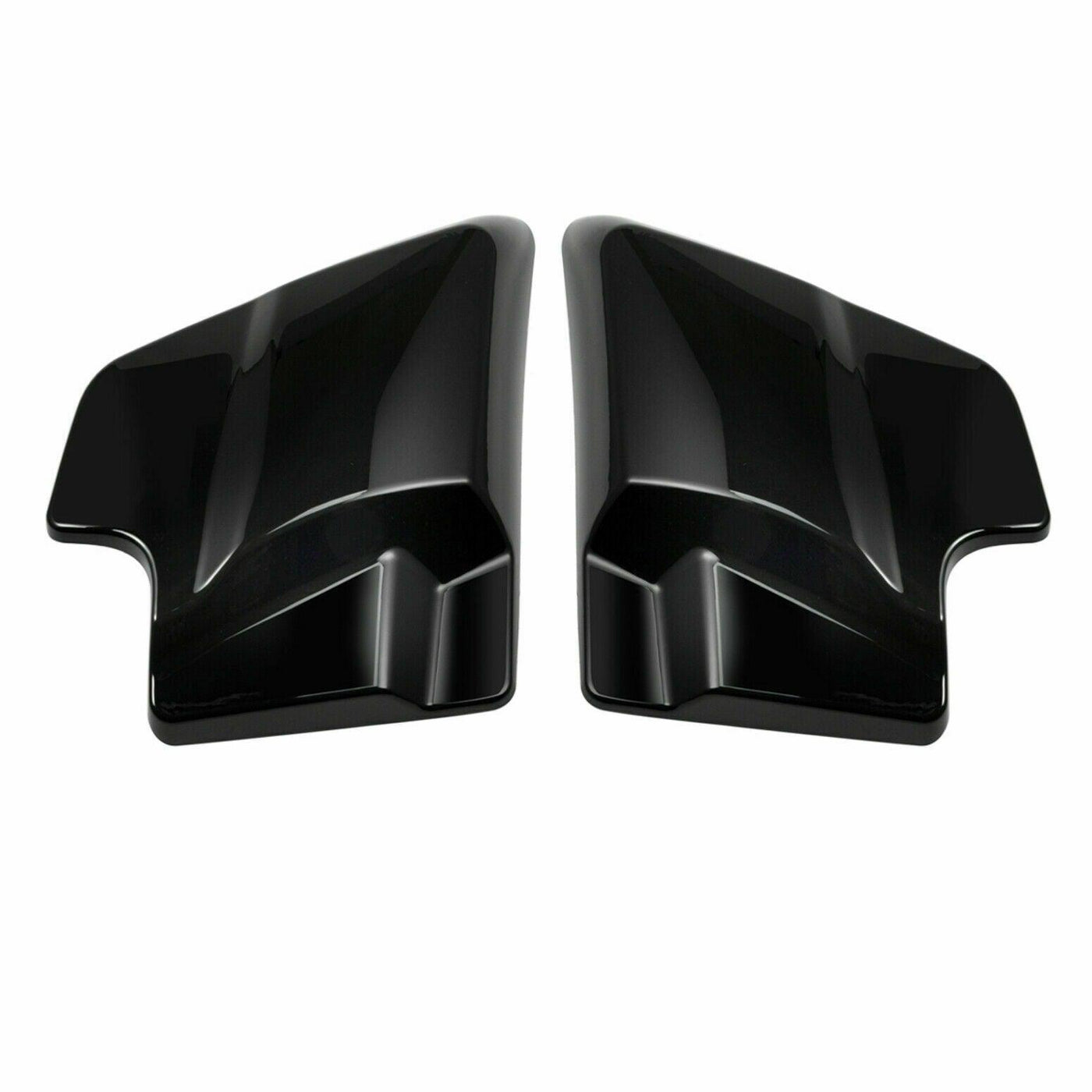 Black Stretched Side Covers Fit for Harley Touring Electra Road Glide 2009-Later - Moto Life Products