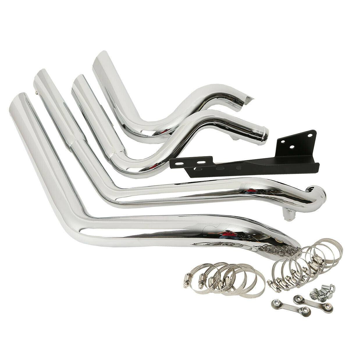 Staggered Shortshot Exhaust Pipes Fit For Harley Sportster 883 1200 48 72 04-13 - Moto Life Products