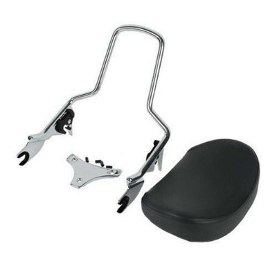 Chrome Backrest Sissy Bar & 4 Point Docking For Harley Davidson 09-13 Road King - Moto Life Products