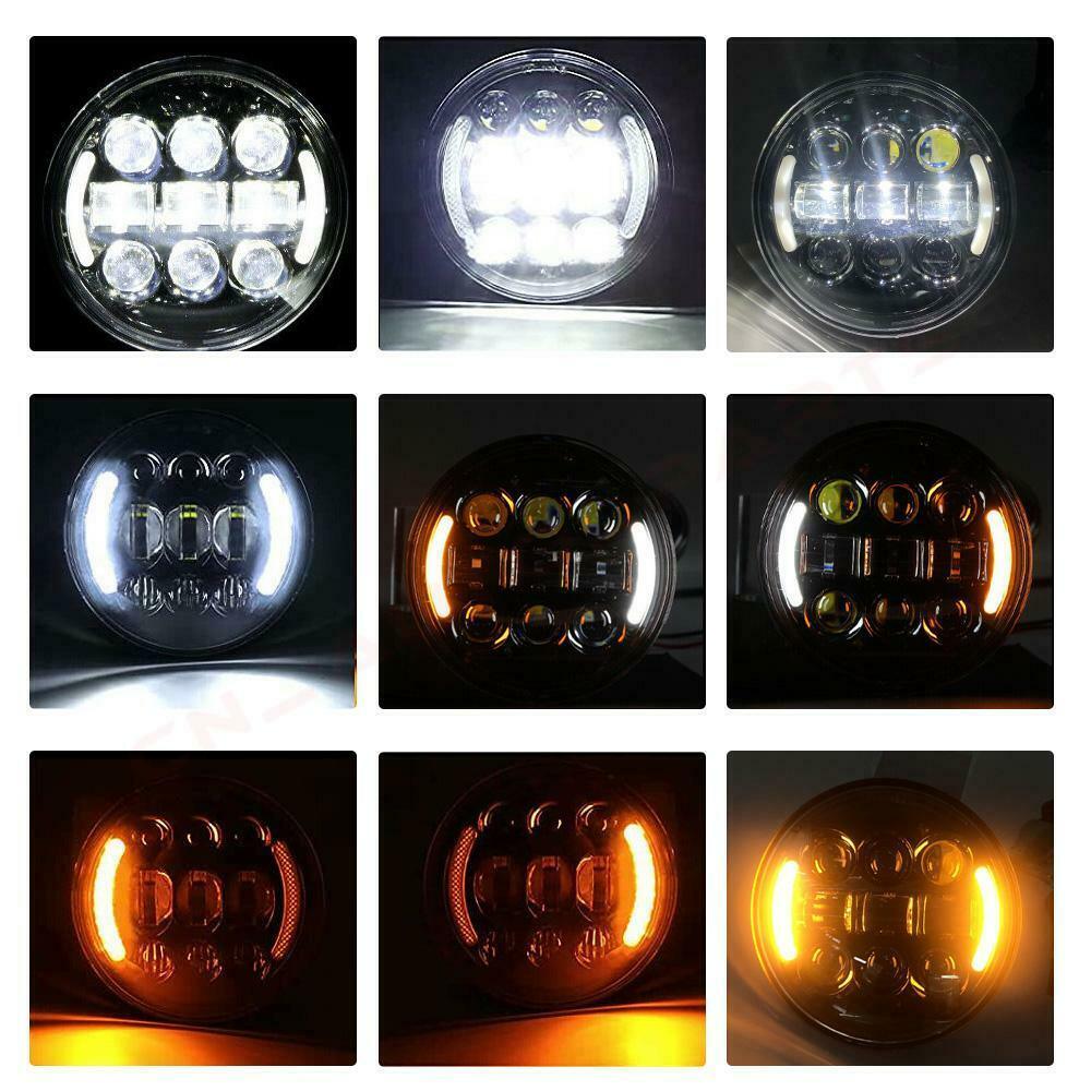 5-3/4" LED 5.75" Headlight Turn Signal For Harley Davidson Sportster XL 1200 883 - Moto Life Products