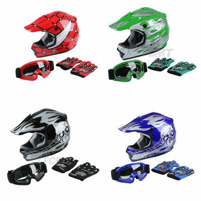 DOT Youth Child Kids ATV Motocross Dirt Bike Motorcycle Racing Off-Road Helmet - Moto Life Products