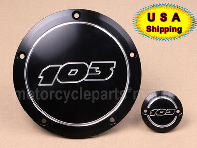 CNC Derby Clutch Timing Cover Fit For Harley Road King Electra Street Glide FLHX - Moto Life Products