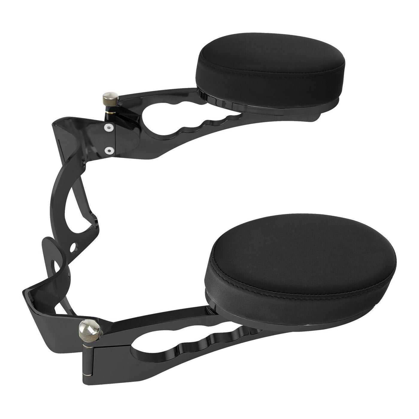 Black Adjustable Passenger Armrests Fit For Harley Road Electra Glide 2014-2022 - Moto Life Products