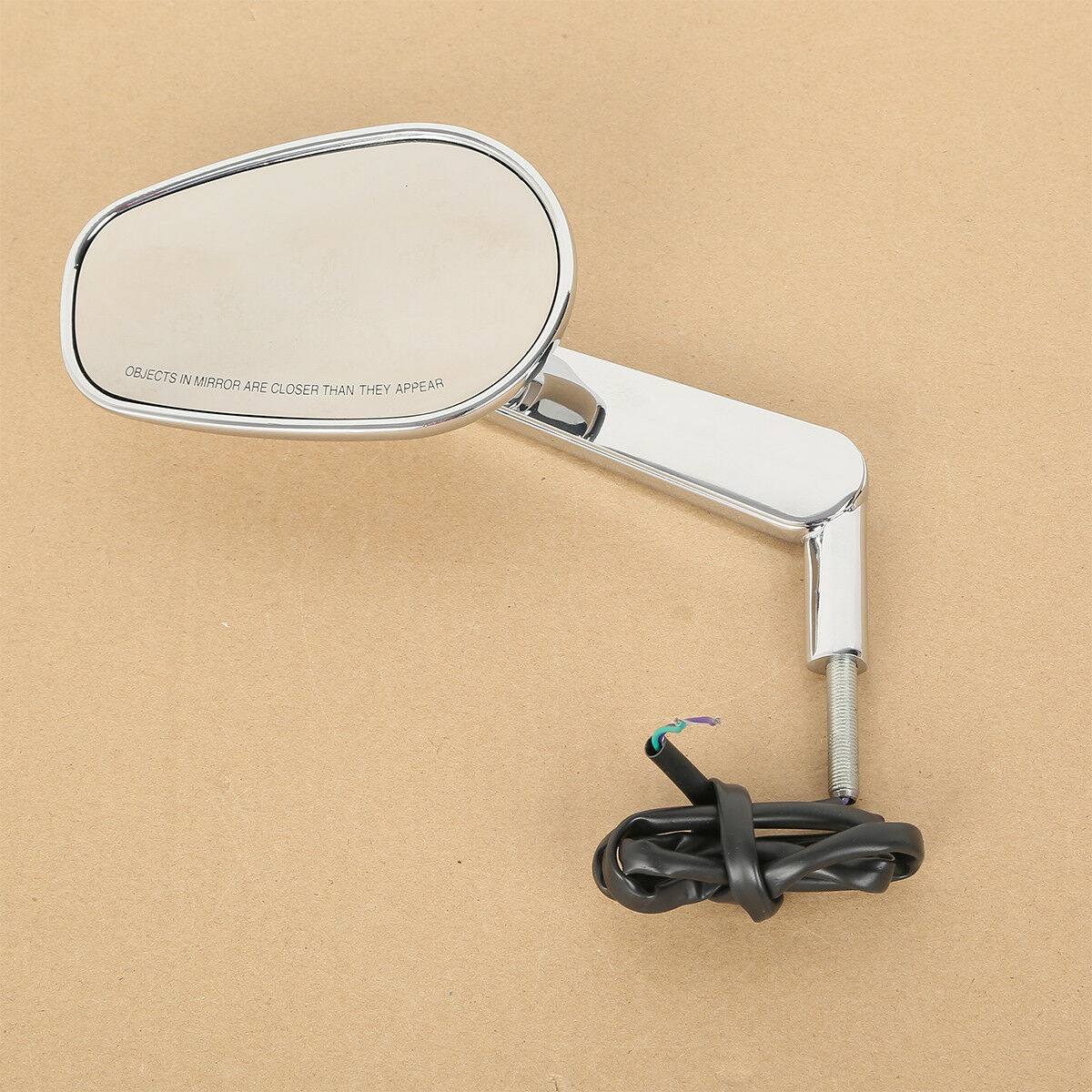 Rearview Mirrors W/ LED Turn Signals Fit For Harley Davidson V-Rod VRSCF 09-17 - Moto Life Products
