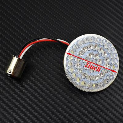 2'' 1157 Bullet Turn Signal Red/Amber LED Light Fit For Harley Softail Sportster - Moto Life Products