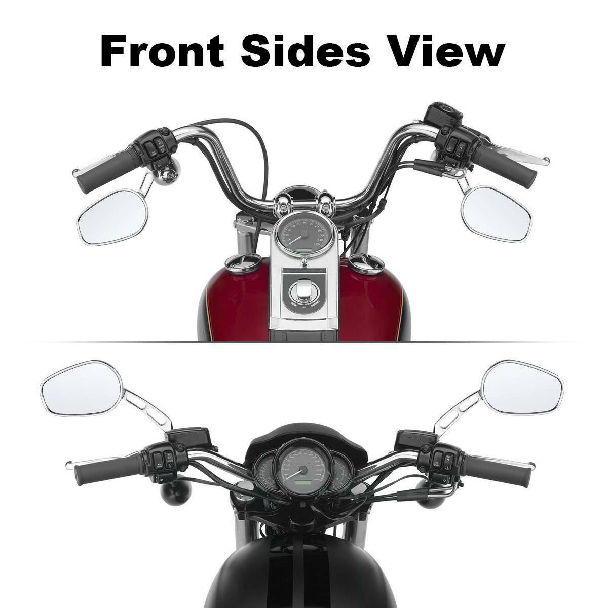 Chrome Rearview Mirrors Fit For Harley CVO Tri Electra Street Glide Freewheeler - Moto Life Products