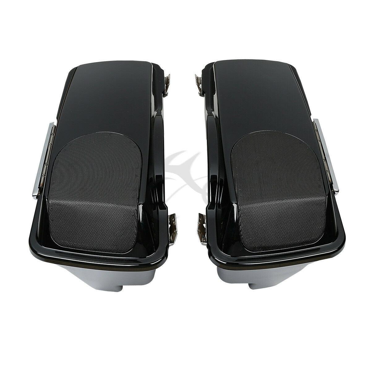 5" Stretched Saddlebag W/ Speaker Lids Fit For Harley Touring Road Glide 1993-13 - Moto Life Products