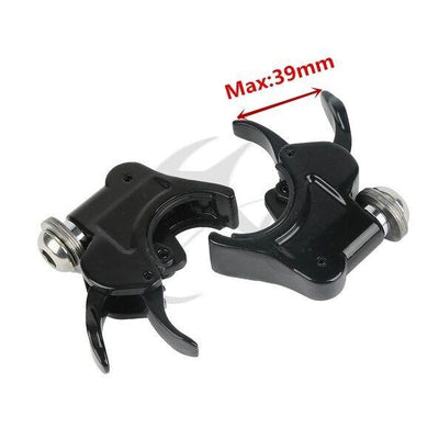 4PCS 39mm Windshield Windscreen Clamps For Harley Dyna Sportster XL 883 1200 US - Moto Life Products