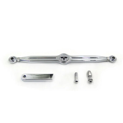 Chrome Gear Shift Linkage Skull For Harley Road King 1994-2015 Softail 86-15 Tri - Moto Life Products