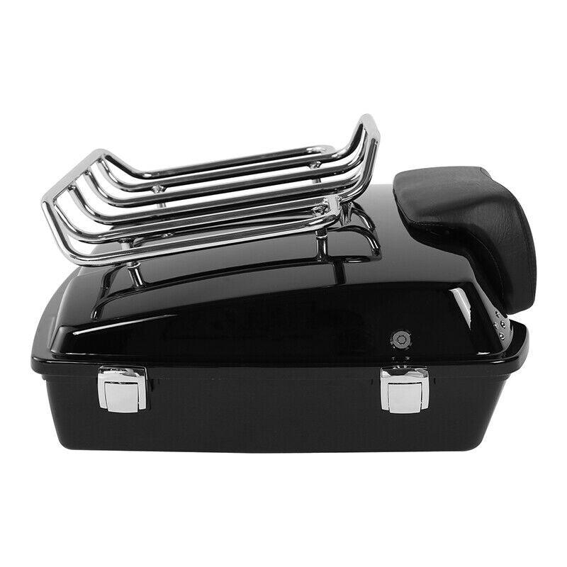 Razor Trunk Backrest Top Rack Solo Mount Rack Fit For Harley Electra Glide 09-13 - Moto Life Products