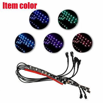 6X Motorcycle led lights Wireless Remote 18 color Neon Glow Light Strips Kit US - Moto Life Products