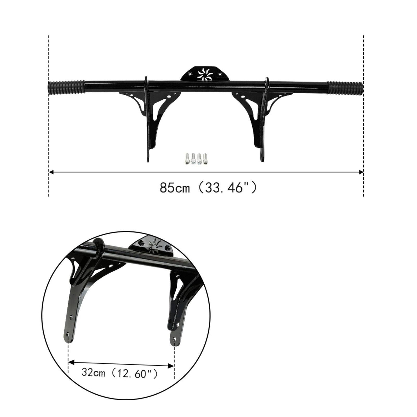 Front Crash Bar Protector Fit For Harley Dyna Low RiderFat Bob Mid Control 06-17 - Moto Life Products