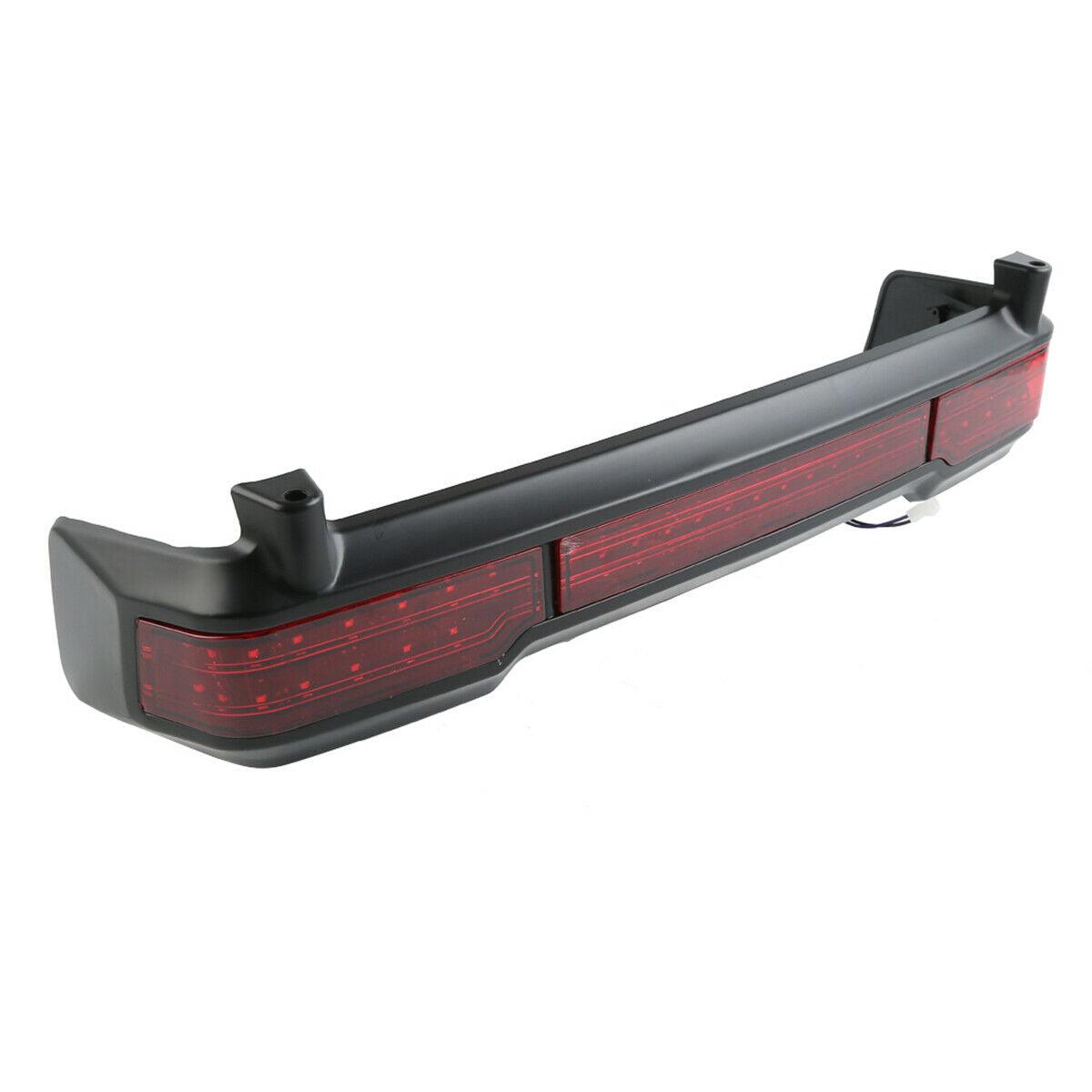 Black LED Tail Brake Light Fit For Harley Touring Road King Tour Pack 1997-2013 - Moto Life Products